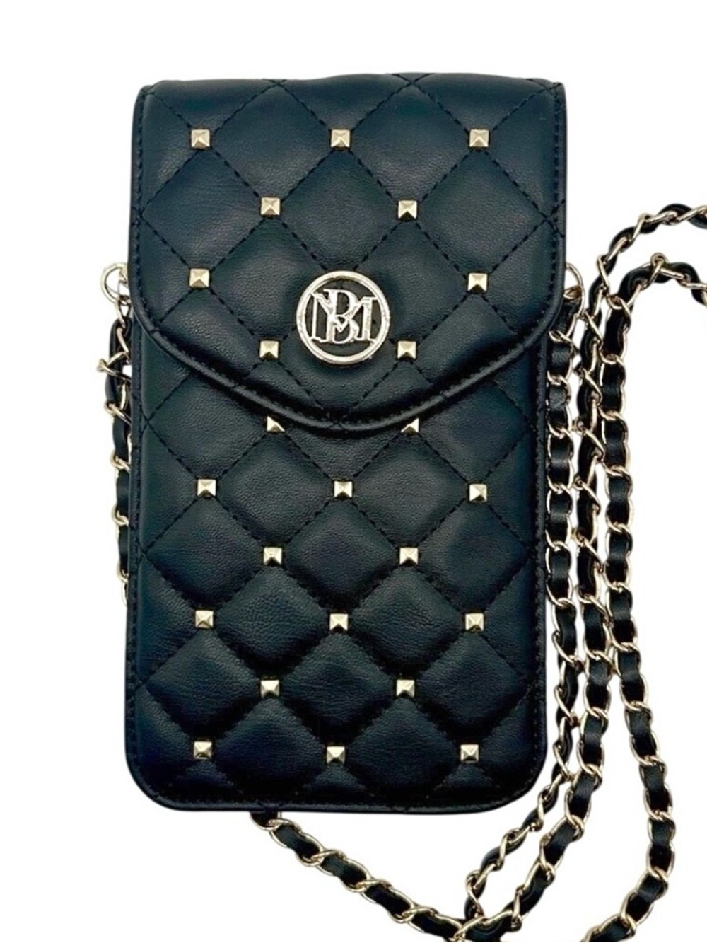 NWT Badgley Mischka Diamond Quilted Phone Case Crossbody Bag - Picture 8 of 9